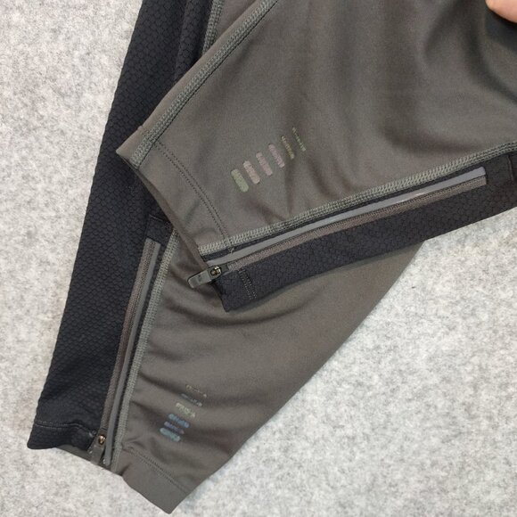 Under Armour Pants Mens L Gray Joggers Ankle Zip Reflect Pocket Active Heatgear - Picture 6 of 12